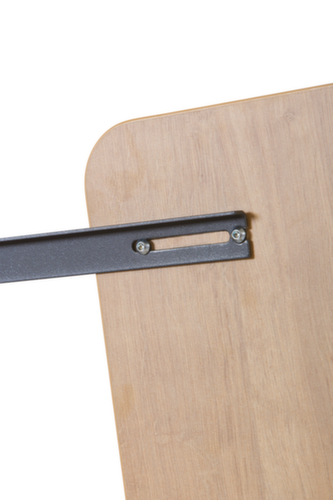 Rocada Mobiles Flipchart NAT0618 mit 2 Papierhaltern, Höhe 1600 - 2000 mm