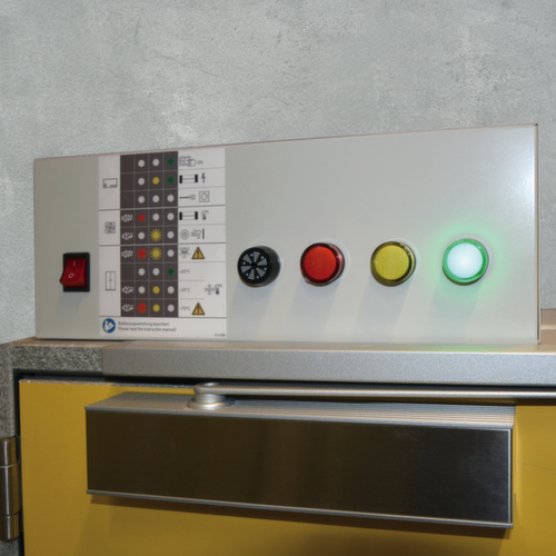 Lacont Lithium-Ionen Lagerschrank Safe Pro 90 mit Brandwarnsystem, Höhe x Breite x Tiefe 2250 x 1212 x 664 mm