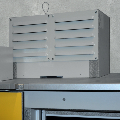 Lacont Lithium-Ionen Lagerschrank Safe Pro 90 mit Brandwarnsystem, Höhe x Breite x Tiefe 2250 x 1212 x 664 mm