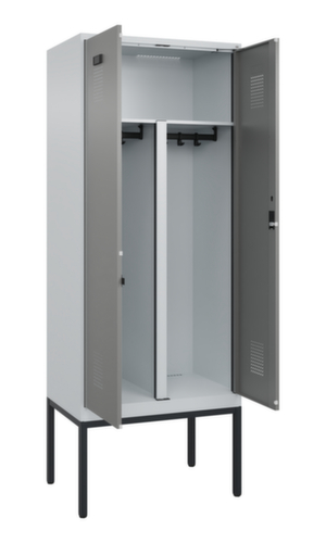 C+P PSA-Spind Evolo PLUS für Schwarz-Weiß-Trennung, Abteilbreite 400 mm