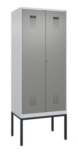 C+P PSA-Spind Evolo PLUS für Schwarz-Weiß-Trennung, Abteilbreite 400 mm