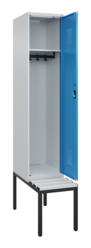C+P Spind Evolo PLUS mit Sitzbank, Abteilbreite 400 mm