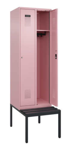 C+P Spind Evolo PLUS mit Sitzbank, Abteilbreite 300 mm