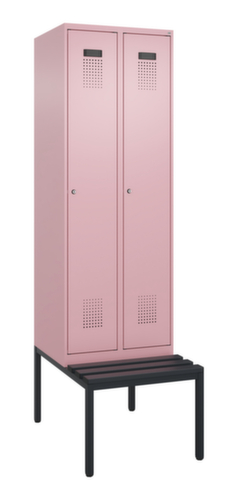 C+P Spind Evolo PLUS mit Sitzbank, Abteilbreite 300 mm