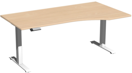 Gera Elektrisch höhenverstellbarer Freiform-Schreibtisch Elevate Plus mit T-Fußgestell