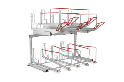 WSM Fahrrad-Doppelstockparker BikeHub Economy