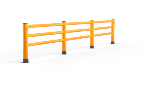 a.m.p.e.r.e. Geländersystem Rack Mammut®, Handlauf, Länge 8000 mm