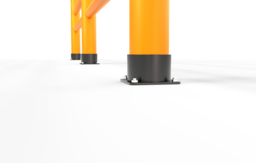 a.m.p.e.r.e. Geländersystem Rack Mammut®, Handlauf, Länge 8000 mm