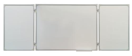 Franken Emalliertes Whiteboard mit 2 Flügeln, Höhe x Breite 900 x 1200 mm