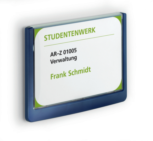 Durable Türschild Click Sign mit farbigem Rahmen, Hochformat 105,5 Standard 1 L