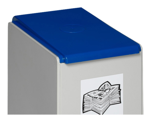 VAR Deckel für Wertstoff-Sammelbox, blau Milieu 1 L