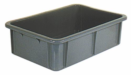 Stapelbehälter für Lebensmittel, grau, Inhalt 30 l Standard 1 L