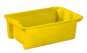 Drehstapelbehälter, gelb, Inhalt 34 l Standard 2 L