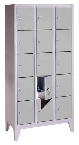 C+P Schließfachschrank Classic, 15 Fächer