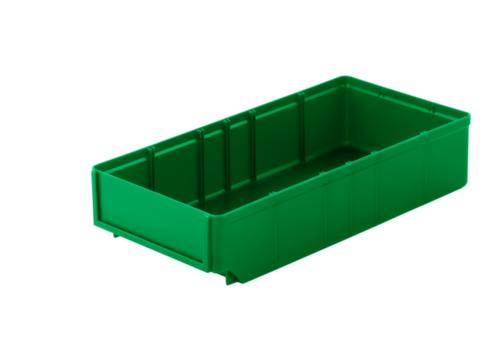 Regalkasten mit großer Beschriftungsfläche, grün, Tiefe 400 mm Standard 1 L