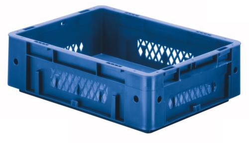 Euronorm-Stapelbehälter, blau, Inhalt 9,2 l Standard 1 L