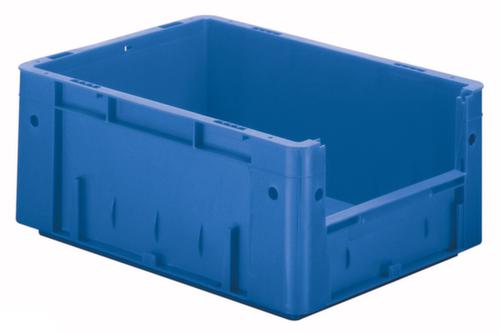 Euronorm-Stapelbehälter mit Eingriff, blau, Inhalt 14,5 l Standard 1 L
