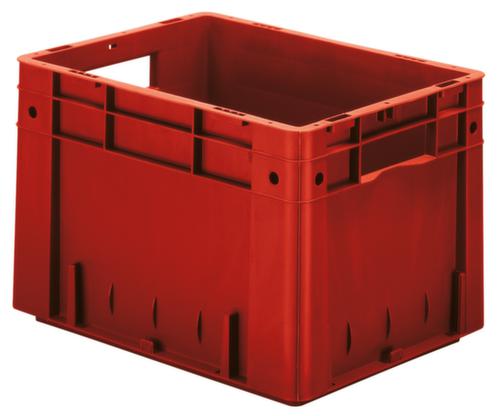 Euronorm-Stapelbehälter, rot, Inhalt 23,3 l Standard 1 L