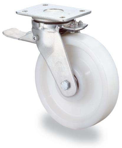 Schwerlast Möbelrolle 120mm Rolle Platte 120kg mit Stop Schwerlast Möbelrolle 120mm Rolle Platte 120kg mit Stop