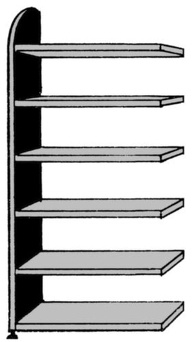 Büro-Selbstbauregal, Breite 1020 mm, 6 Böden Technische Zeichnung 1 L