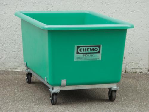 Cemo Fahrgestell für GFK-Großbehälter, für 550 l Behälter, Stahl mit korrosionsschützender Zinkbeschichtung Milieu 1 L