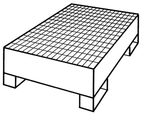 Lacont Auffangwanne, für 2 x 200-Liter-Fass Technische Zeichnung 1 L