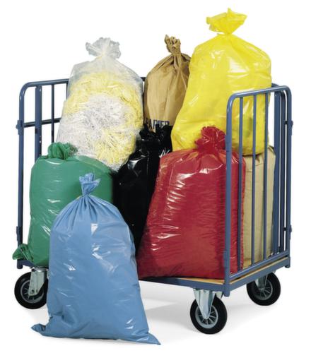 Kunststoffabfallsäcke mit 120 Liter Inhalt, 120 l, rot Milieu 1 L