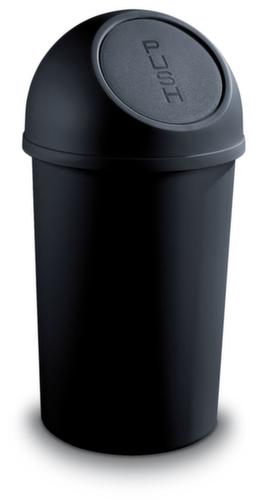 helit Push-Abfallbehälter, 45 l, schwarz Standard 1 L