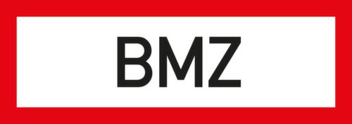 Brandschutzschild "BMZ", Wandschild, reflektierend Standard 1 L