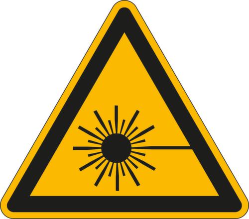 Warnschild vor Laserstrahl, Wandschild Standard 1 L