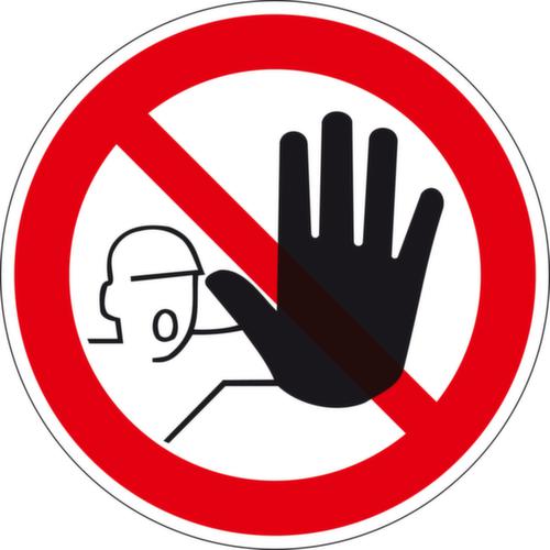 Verbotsschild Zutritt für Unbefugte verboten, Wandschild, Standard Standard 1 L