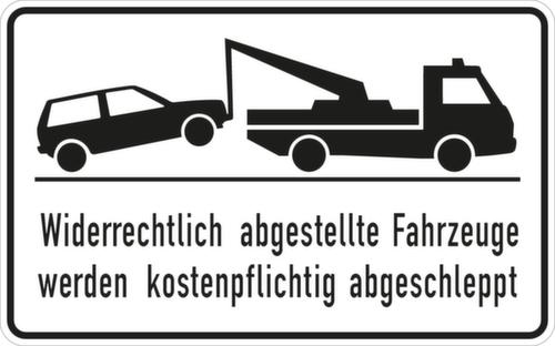 Halteverbotskombischild, Wandschild Standard 1 L