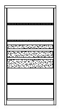 PAVOY Schwerlastschrank Basis mit Schubladen, Breite 1040 mm Technische Zeichnung 1 L