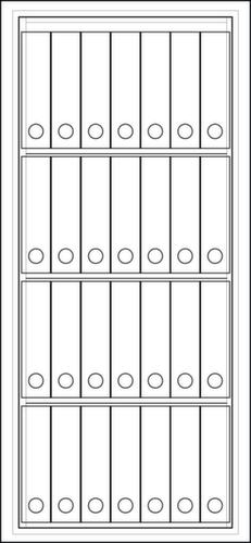 Format Tresorbau Brandschutzschrank Sicherheitsstufe VdS 1/S 60 P Technische Zeichnung 1 L