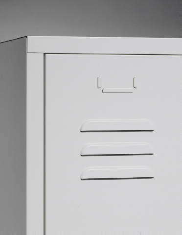 C+P Umkleideschrank Classic mit Sitzbank + 4 Abteile je 2 gemeinsam verschließbar, Abteilbreite 400 mm Detail 1 L