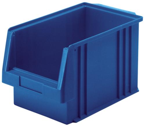 Lakape Stapelbarer Sichtlagerkasten Eco rollenbahngeeignet, blau, Tiefe 330 mm, Polypropylen Standard 1 L