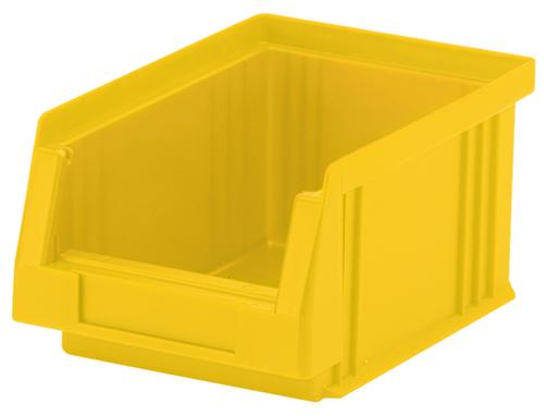 Lakape Stapelbarer Sichtlagerkasten Eco rollenbahngeeignet, gelb, Tiefe 164 mm, Polypropylen Standard 1 L