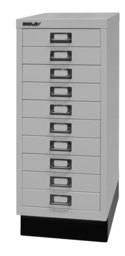 BISLEY MultiDrawer 3 Schubladen - Metall Schrank A4 Format Lichtgrau