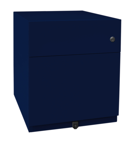 Bisley Rollcontainer Note mit HR-Auszug, 1 Schublade(n), oxfordblau/oxfordblau Standard 2 L
