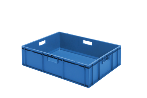 Lakape Euronorm-Stapelbehälter Favorit Wände + Boden geschlossen, blau, Inhalt 78 l Standard 1 L