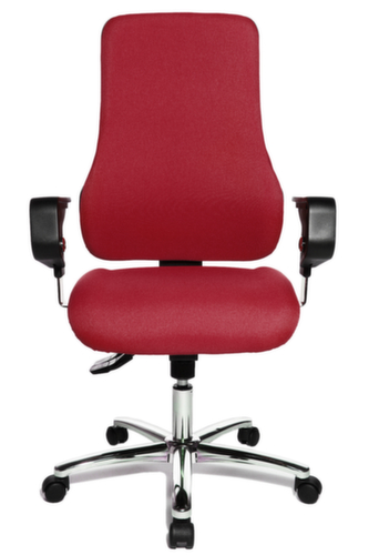 Topstar Bürodrehstuhl Sitness 55 mit Body-Balance-Tec®-Gelenk, dunkelrot Standard 3 L