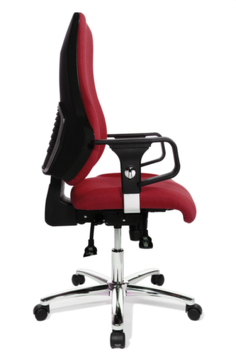 Topstar Bürodrehstuhl Sitness 55 mit Body-Balance-Tec®-Gelenk, dunkelrot Standard 4 L
