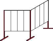 Kappes Loch-/Schlitzplatten-Trennwand RasterPlan® als Doppelfeld 90° Technische Zeichnung 1 L