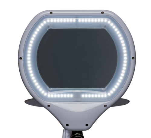 MAUL Dimmbare LED-Lupenleuchte MAULcrystal, Licht kaltweiß (tageslichtweiß), weiß Detail 2 L