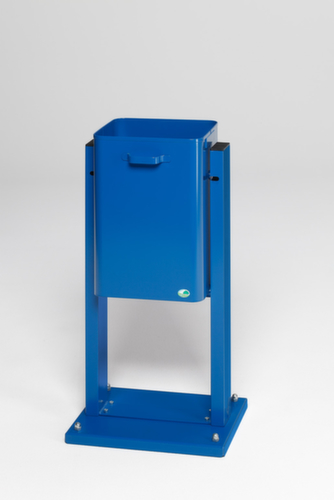 VAR Abfallbehälter für außen, 40 l, blau Standard 1 L
