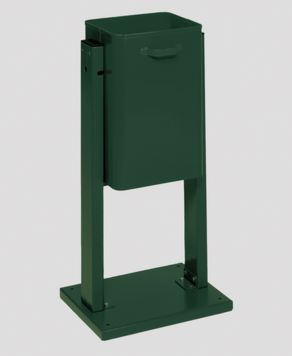VAR Abfallbehälter für außen, 40 l, moosgrün Standard 1 L