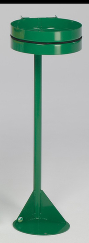 VAR Müllsackständer mit Standfuß, für 120-Liter-Säcke, grün Standard 1 L