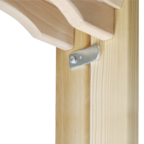 Hymer Sprossenstehleiter aus Holz Detail 2 L