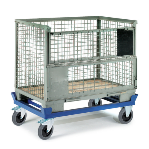 Rollcart Paletten-Fahrgestell, Traglast 1200 kg, Ladeflächenlänge 1230 mm Standard 1 L