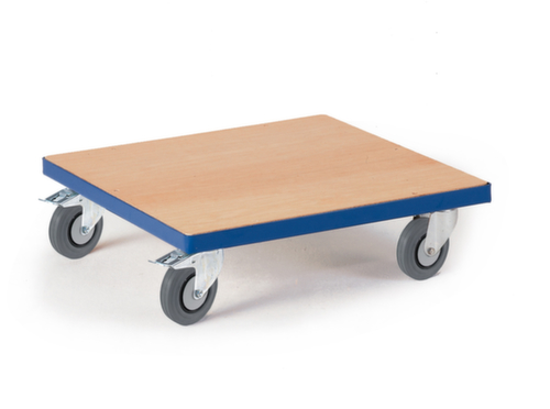 Rollcart Kastenroller mit Holzladefläche, Traglast 250 kg, TPE-Bereifung Standard 1 L